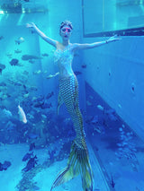 Mackerel Fish Mermaid Tail 3 Golden