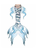 Tiger Stripes Mermaid Merman Tail