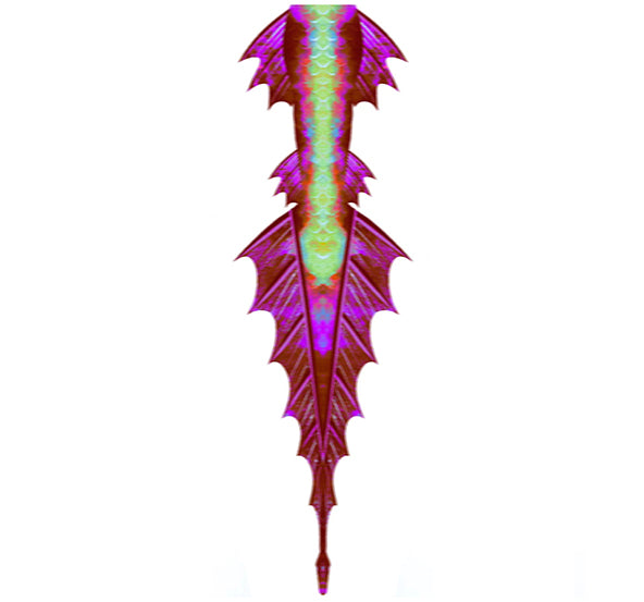Super Long 3 Meters Dragon Tail Mermaid Merman Colour 6 Pink Purple