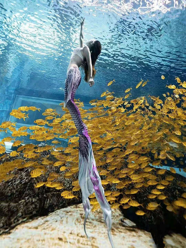 Rainbow Trout Mermaid Tail 3 Purple