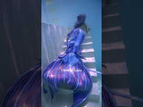 76 Coral Dance Series Ultralight Silicone Mermaid Merman Tail White Purple