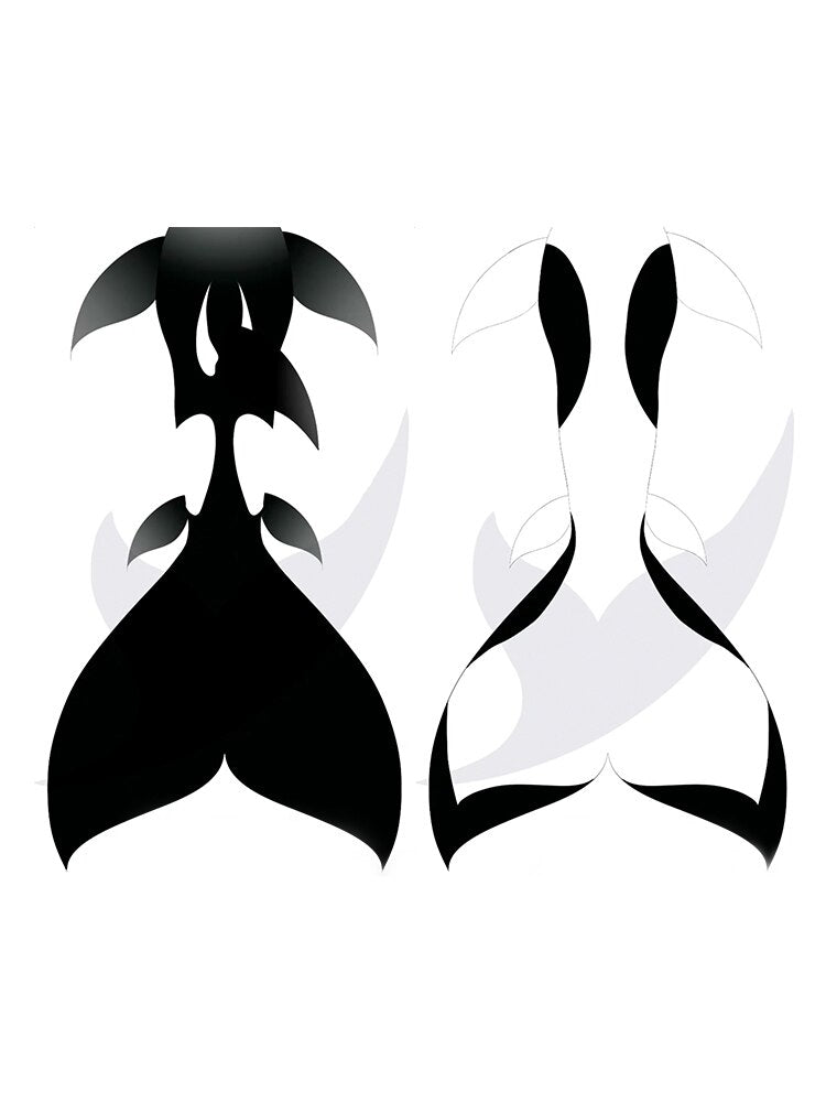 Mermaid Orca Whale Tail Style 3