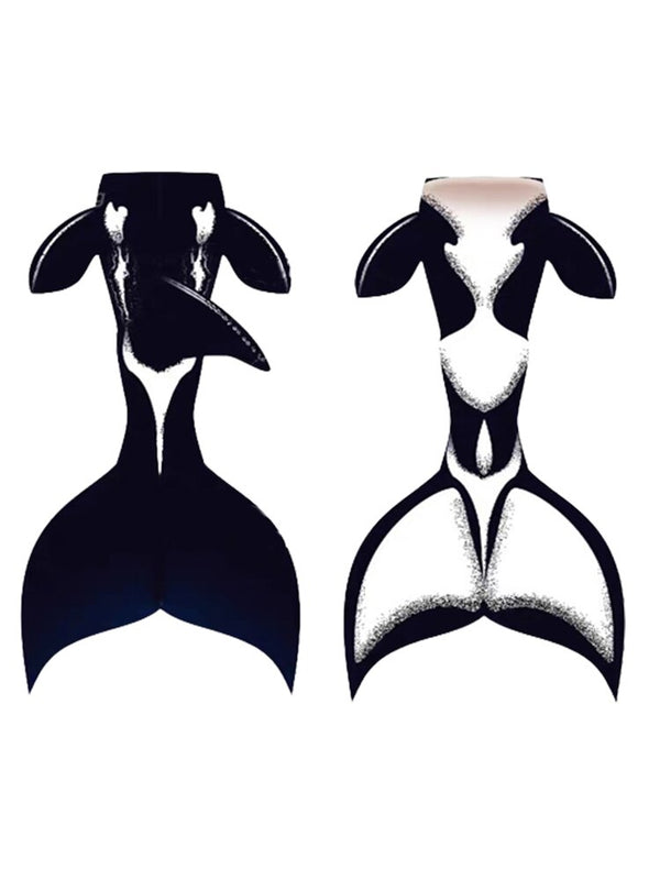 Mermaid Orca Whale Tail Style 5