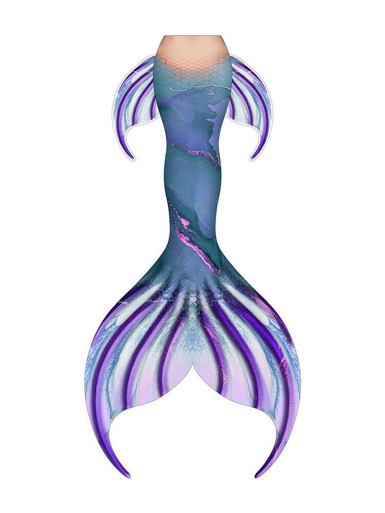 Fairy Wrasse Mermaid Tail 3 Purple Blue