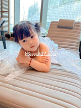 Mermaid Small Sequin Tail Color 2 White