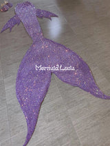 Mermaid Small Sequin Tail Color 5 Light Purple