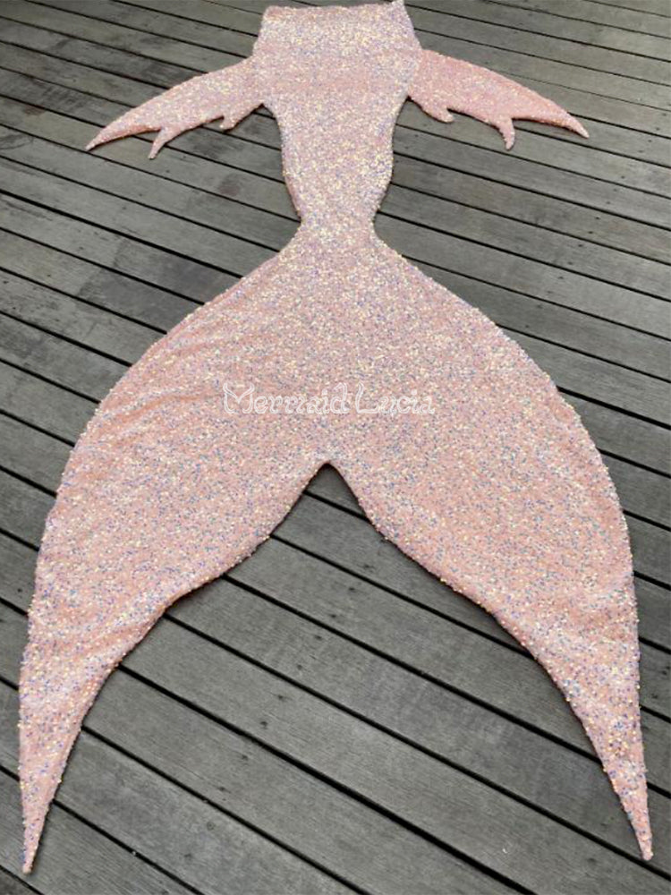 Mermaid Small Sequin Tail Color 8 Light Pink