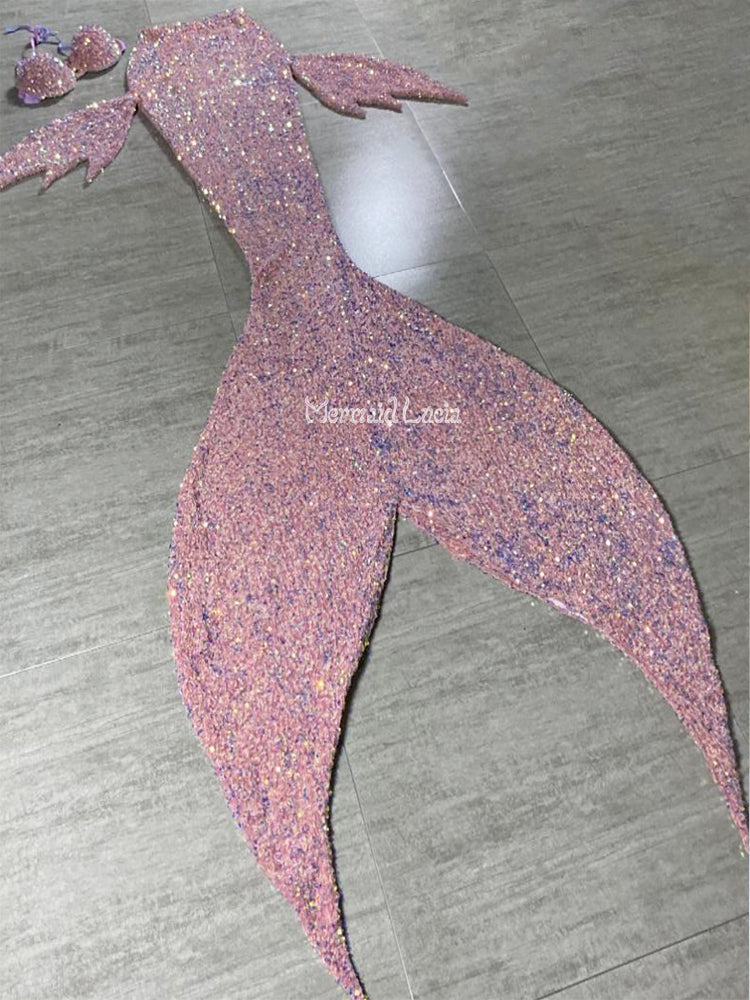 Mermaid Small Sequin Tail Color 11 Pink